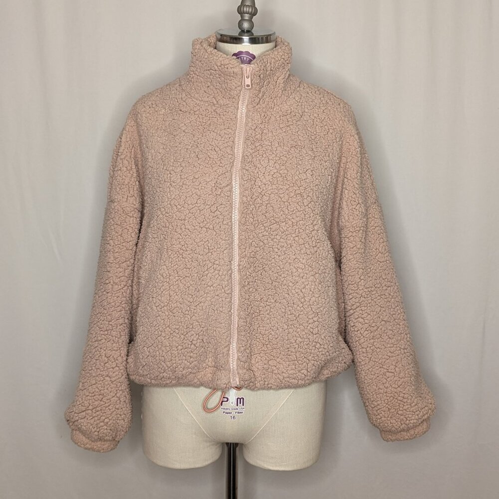 Urban Outfitters Pink Sherpa Jacket